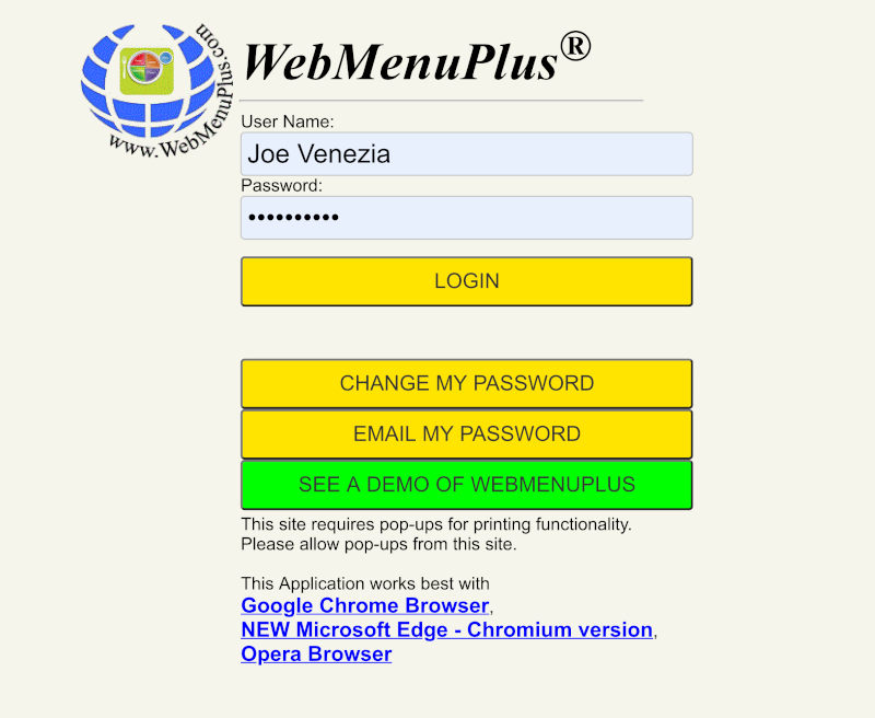 Menu2UPlus and WebMenuPlus | Dietary Management Solution